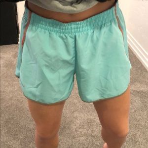 Blue Nike shorts